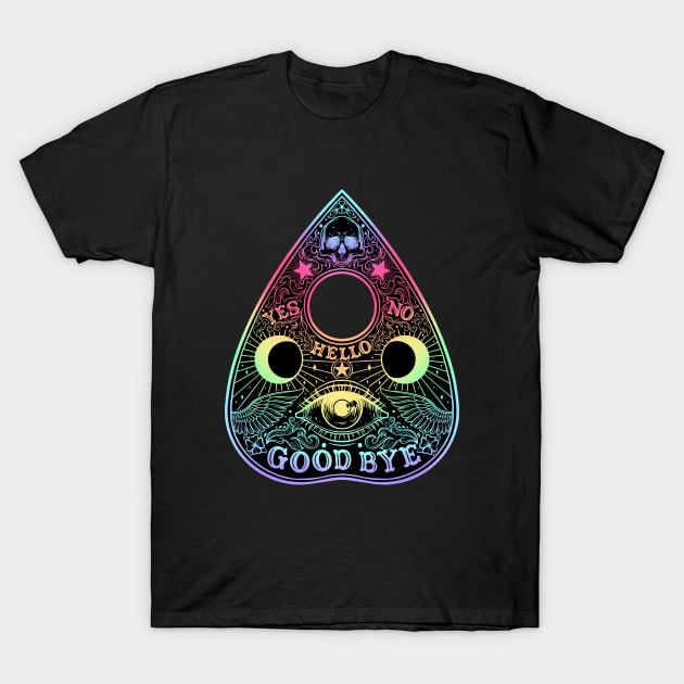 Ouija Planchette Board. All Seeing Eye T-Shirt by OccultOmaStore